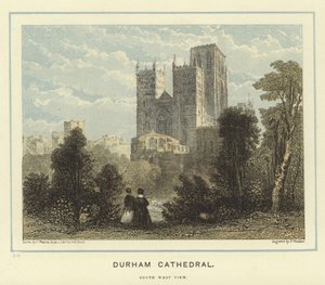 Durham Cathedral, sydvästlig vy av English School