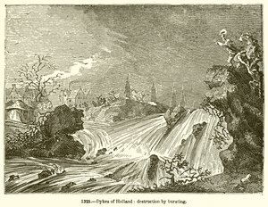 Dykes of Holland: Destruction by Bursting av English School