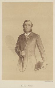 Earl Percy, hertig av Northumberland (litografi) av English School