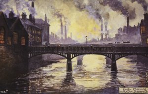 Tidig morgon på Don, Sheffield av English School