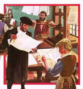 Tidig tryckpress av English School