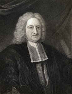 Edmond Halley (1656-1742) från Gallery of Portraits, publicerad 1833 av English School