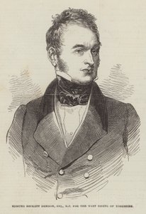Edmund Beckett Denison, Esquire, MP, för West Riding of Yorkshire av English School