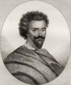 Edward Herbert, illustration från "A catalogue of Royal and Noble Authors, Volume III", publicerad 1806 av English School