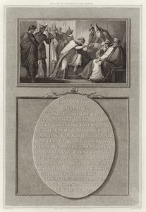 Edward II avsäger sig sin krona av English School