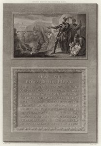 Edward I tar bort stenen från Scone av English School