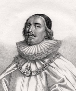 Edward Littleton, illustration från "A catalogue of Royal and Noble Authors, Volume II", publicerad 1806 (litho) av English School
