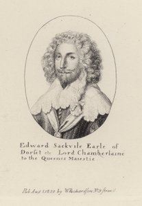 Edward Sackville, Earl of Dorset (gravyr) av English School