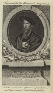 Edward Seymour, hertig av Somerset, beskyddare av England och halshuggen under Edward VI:s regeringstid av English School