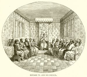 Edward VI och hans råd av English School