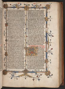 Egerton 617, Wycliffite Bible, före 1397 (pergament) av English School