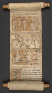 Egerton MS 2849, Membrane I, ca 1225-30 (pergament) av English School