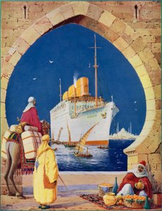 Egypten (färg litho) av English School
