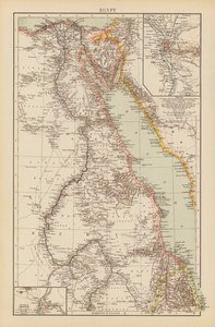 Egypten (färglitografi) av English School