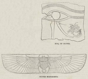 Egyptiska antikviteter (gravyr) av English School