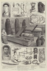 Egyptiska, grekiska och romerska antikviteter upptäckta av Mr Flinders Petrie av English School