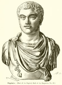 Elagabalus. (Byst av Capitolium, Hall of the Emperors, nr 57)