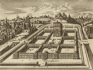 Förhöjning av Jerusalems tempel, byggt av Herodes av English School