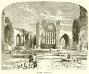 Elgins katedral av English School