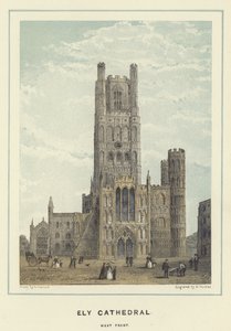 Ely-katedralen, västra fronten av English School