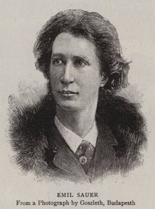 Emil Sauer (gravyr) av English School
