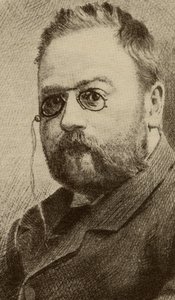 Emile Zola (1840-1902) av English School