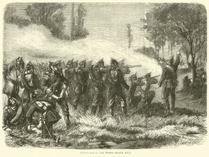 Möte i skogen före Metz, oktober 1870 av English School