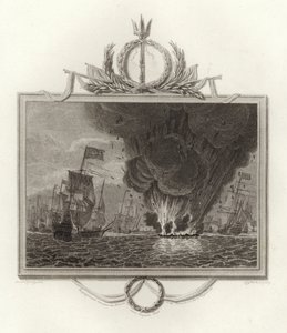 Förlovning mellan den franska och engelska flottan i kanalen den 10 augusti 1512 av English School