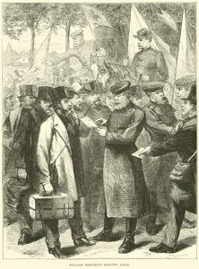 Engelska invånare lämnar Paris, oktober 1870 av English School