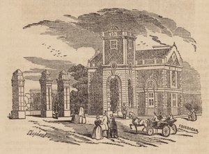 Entrance Lodge, Victoria Park (gravyr) av English School