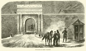Ingången till Mont Valerien, januari 1871 av English School