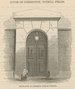 Ingången till Tothill Fields Prison av English School