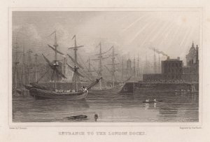 Ingång till London Docks av English School