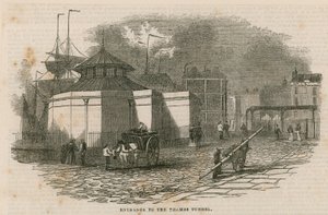 Ingång till Thames Tunnel av English School