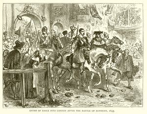 Essex intåg i London efter slaget vid Newbury, 1643 av English School