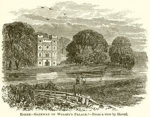 Esher--Porten till Wolseys Palace av English School
