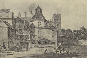 Eton College Kitchen, c 1780 (gravyr) av English School