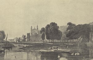 Eton College, med Wharf (gravyr) av English School