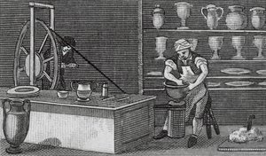 Etruria, Potteries (gravyr) av English School