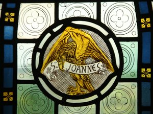 Evangelist emblem: St John av English School