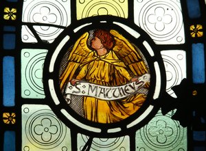 Evangelist emblem: St Matteus av English School