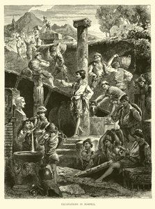 Utgrävningar i Pompeji av English School