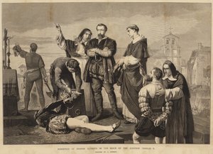 Hinrichtung spanischer Patrioten unter der Herrschaft von Kaiser Karl V.