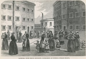 Tränar på Tothill Fields Prison av English School