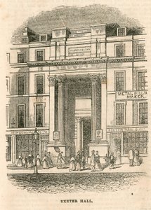 Exeter Hall, Strand, London av English School