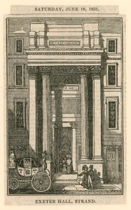 Exeter Hall, Strand, London av English School