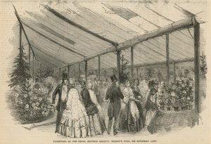 Utställning av Royal Botanic Society av English School