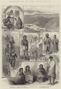 Expedition till Naga Hills (gravyr) av English School