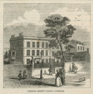 Exteriör av National Society School av English School