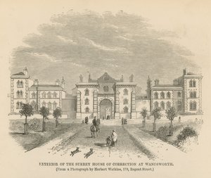 Außenansicht des Surrey House of Correction von English School